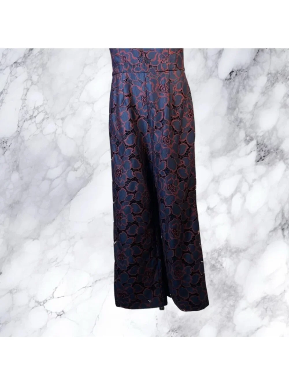 Trina Turk Dabee Floral Lace Jumpsuit - Picture 10 of 11